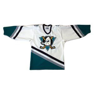 Anaheim Mighty Ducks Pro Authentic CCM Center Ice Playoffs Jersey Size 44 NHL  L